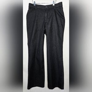 NWOT Lee Regular Fit Trouser Mid-Rise Flex Motion Black Jeans Women's Sz 14 Long